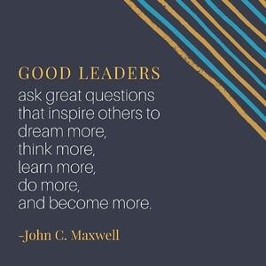 Poster quote about good leaders